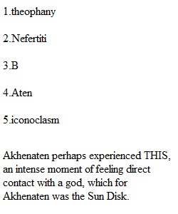 Akhenaten and Iconoclasm